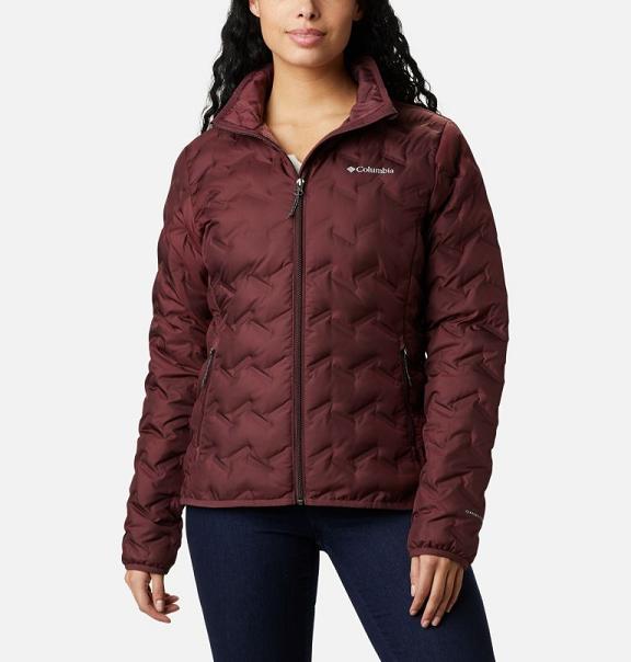 Columbia Womens Down Jacket Sale UK - Delta Ridge Jackets Red UK-270628